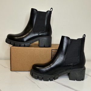 Madden Girl Women's Tessa Chelsea Boot - Black Paris - 8.5